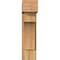 Ekena Millwork Westlake Block Rough Sawn Bracket w/ Offset Brace, Western Red Cedar, 8"W x 20"D x 32"H BKT0806X20X32WTL05RWR - alternate 3